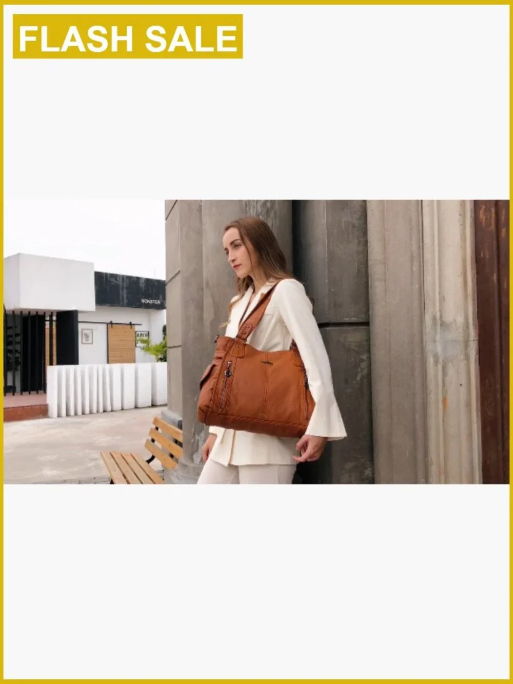 Women's Hobo Handbag Vegan Leather Shoulder Bag Crossbody Tote Purse